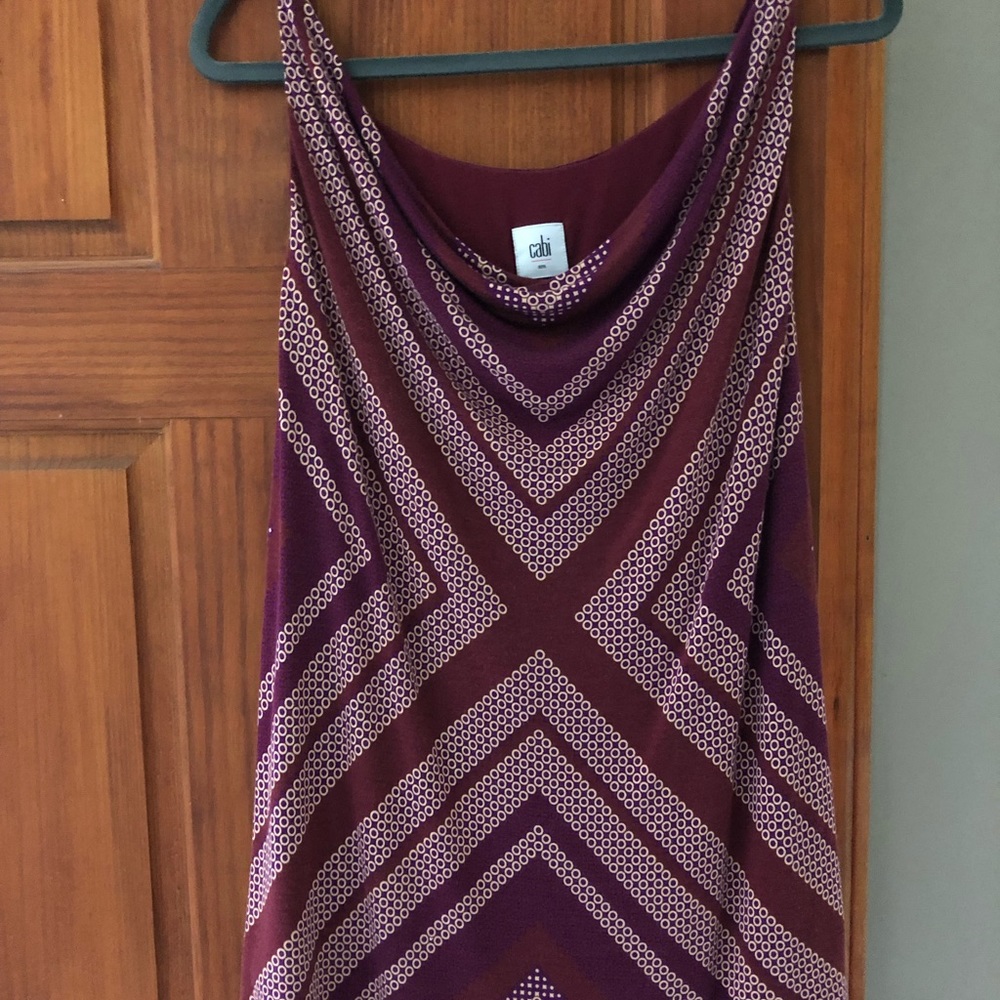 Cabi printed drape tank from Fall 2015